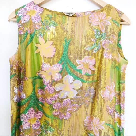 Vintage Floral Shift Dress - Picture 4 of 8
